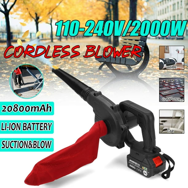 Cordless Electric Battery Computer Garden Air Dust Leaf Blower Vacuum Cleaner